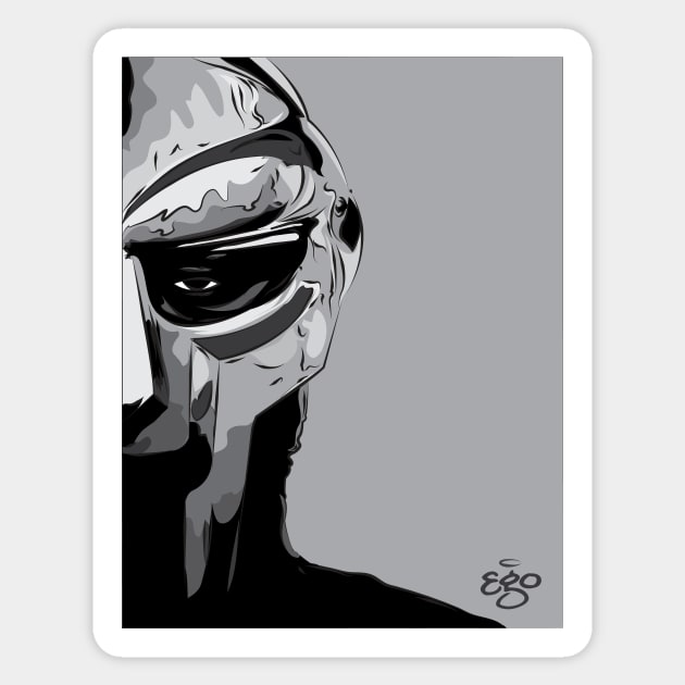 MF DOOM Sticker by thirdeyeego47